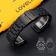Suitable for Luminox Luminox Watch Strap Luminox Tear 23mm Carbon Fiber Men's Watch Strap 3051 Plast