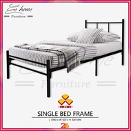 3V Powder Coat Metal Single Bed Frame Katil Bujang