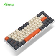 Wireless Mechanical keyboard Hotswap Chargeable Battery Type-C USB 68 Keys Compact Keyboard Gaming O