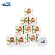 舒潔(Kleenex) 四層輕柔衛生紙 小卷式 原生木漿 200格/卷 24卷/箱