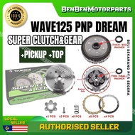 WAVE125 PNP EX5 DREAM RACING SUPER CLUTCH & GEAR KIT SET SUPER COMBO CLASS DISC IRON PRIMARY ORIGINA