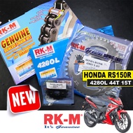 RKM CHAIN KIT-HONDA RS150R (428OL/44T/15T)