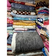 Ukay Towels Bed Sheet Fur Blanket Selimut Tebal dan Lembut Toto Tebal Comforter Blanket