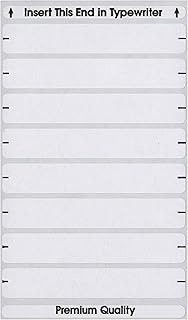 MACO White File Folder Labels, 9/16 x 3-7/16 Inches, 248 Per Box (FF-L1)
