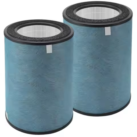 2 Pack HP301 HP302 HP305 Replacement Filter Compatible with Shark HP301, HP302 Air Purifier MAX, HP2