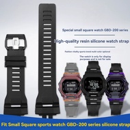 Suitable for Casio GBD-200/GBD-200SM/RD Sports Resin Silicone Watch Strap Accessories Men