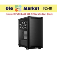 be quiet! PURE BASE 501 Airflow Window (Black/White)