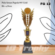 Piala 1 Pcs Pagoda 045 Gold R~6