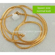 Gold plated Thali Kodi 2pawn,3pawn size ( not916)