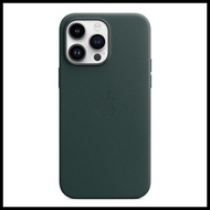 Terbaru 100% Original Apple 14 Pro Max Leather Case Magsafe Resmi Ibox Terlaris