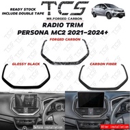TCS proton persona 2021-2024 carbon fiber radio frame cover garnish accessories
