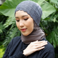 CIPUT RAJUT ANTI PUSING ZIGZAG NENEK/ INNER ZIGZAG TERTUTUP/ DALEMAN HIJAB KERUDUNG CIPUT DALEMAN KE