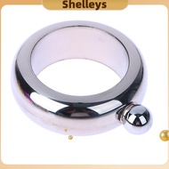 [Shelleys] 1PC 3.5Oz Thép Không Gỉ Drinkware Phụ Kiện Cho Whiskey Vodka Rượu Vòng Sang Trọng Hip Fla