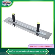 Chuanyue 600mm plastering trowel stainless cement trowel tiles trowel notch trowel spatula painting