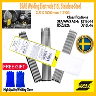 ESAB OK 316L Stainless Steel Welding Electrode 2.5mm (1.7kg) (SWEDEN)