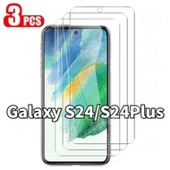 For Samsung Galaxy S24 Plus S24Plus SAM GalaxyS24 5G 2024 Screen Protector Clear View Tempered Glass HD Film Protective Glass 9H Hardness All Transparent Glass