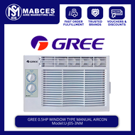 Gree 0.5HP Manual Control Window Type Non-Inverter Aircon U-J05-3NM