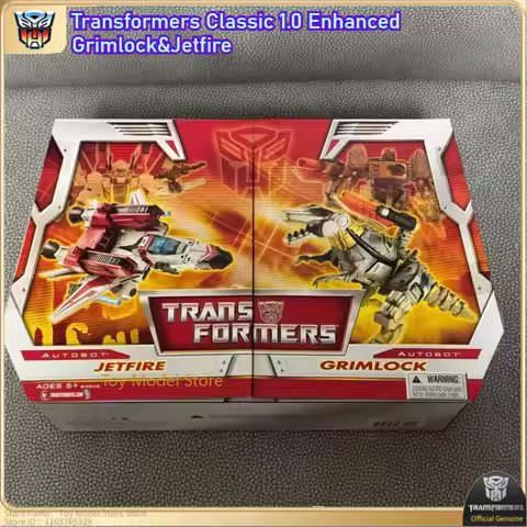 New Arrival Transformers Transformers Classic 1.0 Enhanced Grimlock&Jetfire Movies Studio Robot Fan 