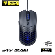 เมาส์เกมมิ่ง NUBWO MURDERER NM94M MACRO มีไฟ RGB ปรับ DPI ได้ มีให้เลือก 2 สี Black/White ใช้งานง่าย