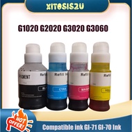 Refill Ink Compatible ink GI-71 GI-70 for PIXMA G1020 G2020 G3020 1SET INK