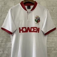 High quality 2025 Lion Rugby Jerseys Men Short Sleeve Rugby Football Shirt