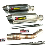 AKRAPOVIC Slip On Exhaust CBR250RR R25 CBR250R Z250 CBR150R CB150R NINJA 250 FI SL RR MONO MT25