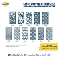 TERLARIS LASER CUTTING CNC ROUTER / JASA LASER CUTTING | COD