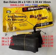 Ban Dalam Sepeda 26 x 2.125 / 2.35 Swallow AV 35mm