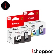 Canon PG-47 Black & CL-57S  Color Ink Cartridge @ CL-57 Color Ink Cartridge