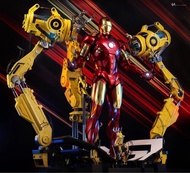 Hottoys 現貨 1/4 黃臂 suit up gantry mark4 hot toys acs012 qs020 qs021 ironman