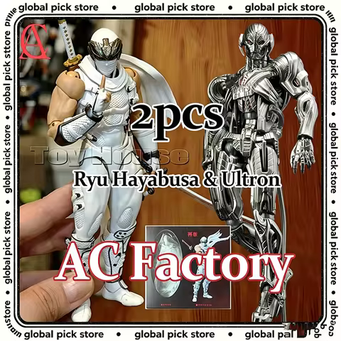 Hot AC Factory Toys Ninja Gaiden Ryu Hayabusa Action Figures Kaiyodo Revoltech Figurine Ko Model Col