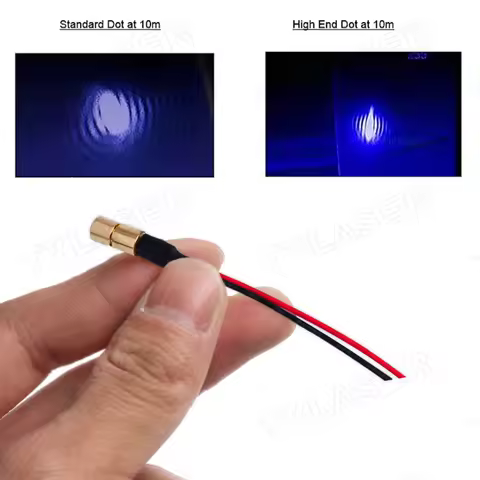 Mini Size IR Dot Laser Module D4X13.7mm 850nm 1mw 5mw Sight Copper Head Industrial Grade APC Driver 