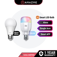 Xiaomi Mi Smart LED Bulb (White & Color)Works with Google Assistance & Alexa - White & Colour Global