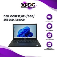 Dell Core i7,6th GEN/8GB DDR4/256GB SSD/CAM/WIFI , 12.5 inch (I76-E7270)