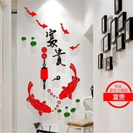 Cheap 3D stereo wall stickers creative Crystal acrylic dining living room bedroom porch TV backgroun