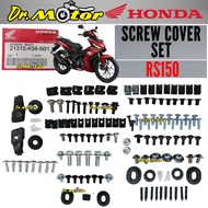 HONDA RS150 RS 150 RS150R RS150 R BODY COVER SCREW SKRU SKREW CAVER SET COMPLETE FULL COVERSET 100% 