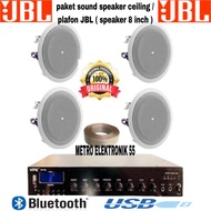 Paket Speaker JBL Ceiling Atau Plafon 4 Unit Speaker Original 