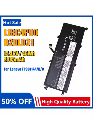 L18C4P90 02DL031 Battery for Lenovo ThinkPad L13 Yoga 20R5 20R6 Yoga S2 Gen6 SB10T83120 L18M4P90 L18