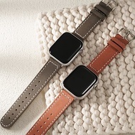 Apple watch - 【高級感】車線真皮 蘋果錶帶