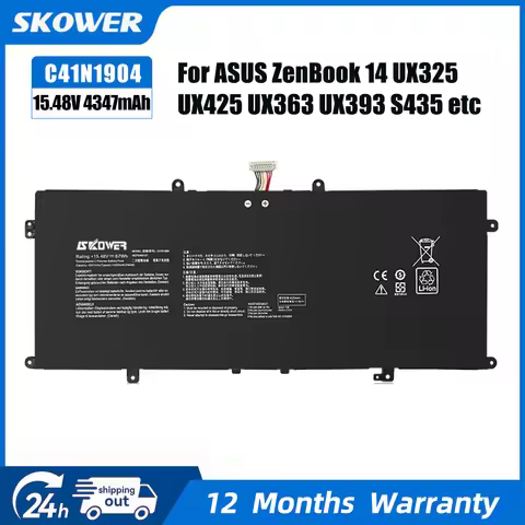 SKOWER C41N1904 Laptop Battery for ASUS ZenBook 14 UX425UA UM425IA UX425EA UX425JA BX325JA UX325EA U