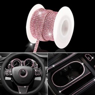 For Pink Car Rhinestone Strip 4mm by 4 5M DIY Bling Diamond Sticker Ribbon