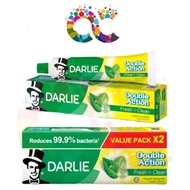 Darlie Double Action Toothpaste/Ubat Gigi Strong Mint 250G/225G*2 Darlie Toothpaste