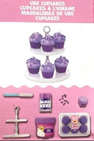 MGA's Miniverse Mini Verse Make it Mini Food -Food Diner Series 3- Ube cupcakes- 合Re-ment 食玩 紫色小蛋糕
