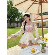 BLT brand 2-Piece Cream-Colored Mini Dress For Cats