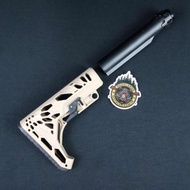Produk Orignal Popor Phyton Satu Set / Popor Lipat Piton Tan / Popor Lipat Pacul Pcp / Popor Predato