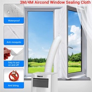 Portable Aircond Cloth Seal Air Conditioner Sealing Plate Aircond Sealer With Zip And Adhesive