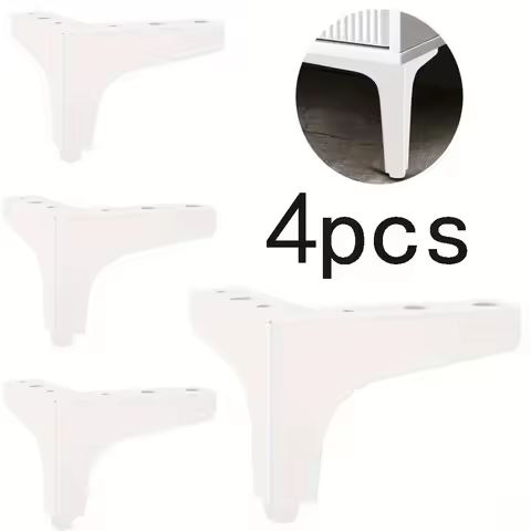 4pcs 10cm Metal Furniture Foot Bathroom Cabinet Sofa Bedside Tables Coffee Table Legs Furniture Part