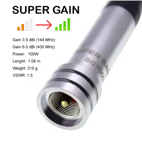 DIAMOND VHF Uhf Dual Band Antenna SG7500 Car Mobile Antenna 144/430Mhz SG-7500 High DBi Gain Antenna