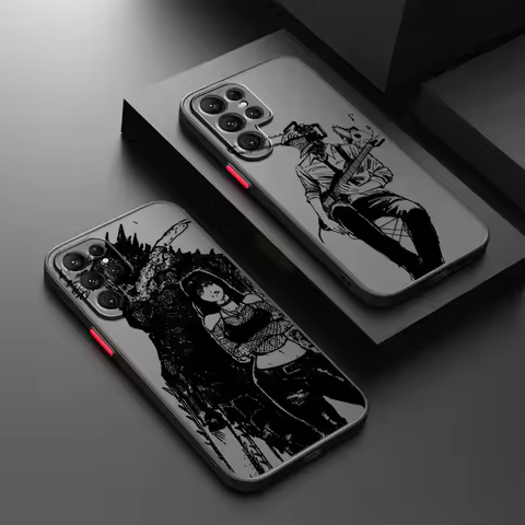 C-Chainsaw ManS Denji MAKIMA For Samsung A56 A55 A54 A53 A36 A34 A33 A32 A31 A26 25 24 23 22 21S A17