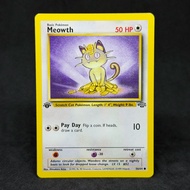 Vintage Pokemon TCG Meowth 56/64 1999 Jungle Trading Card Game